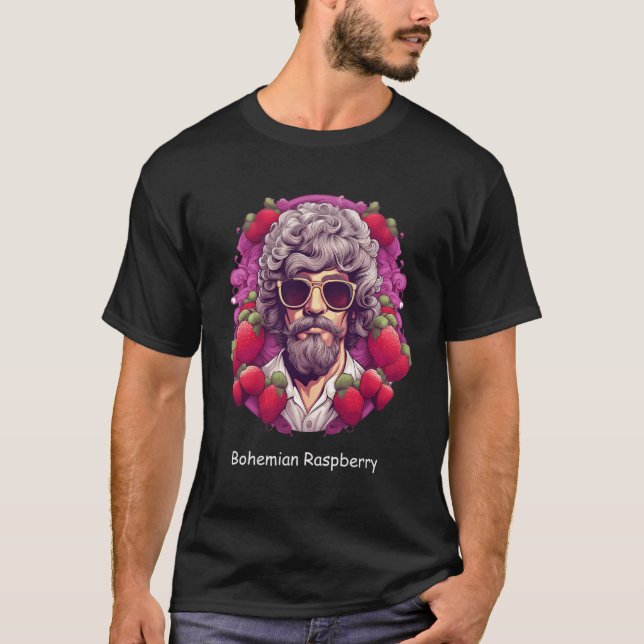 T-shirt Canons à musique de framboise (Devant)