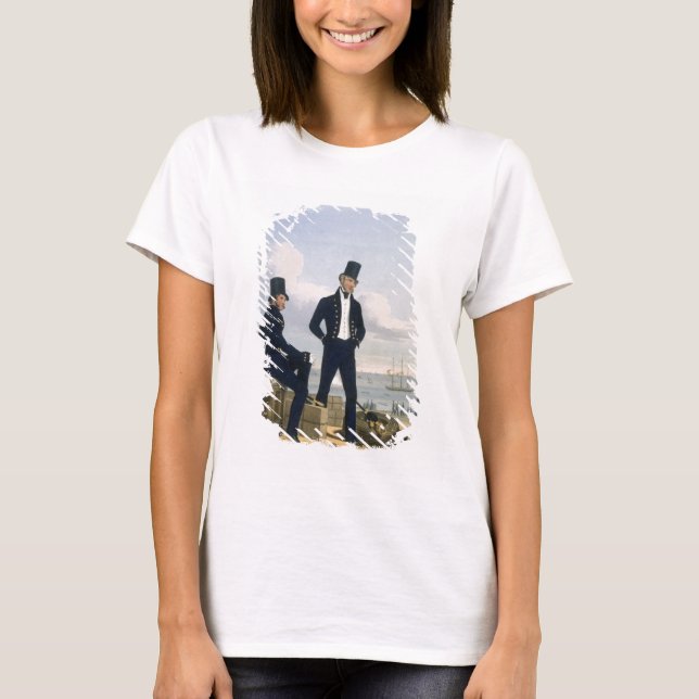 T-shirt Canons, canots et charpentiers, plaque 11 de (Devant)