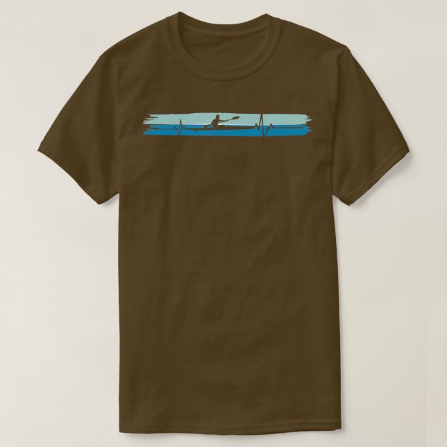 T-shirt canot à ramer canot rangée kayak rameur 1 (Design devant)