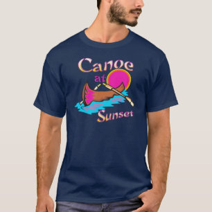 T-shirt Canot de camping