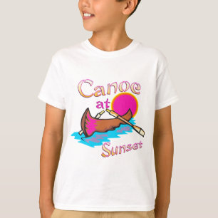 T-shirt Canot de camping