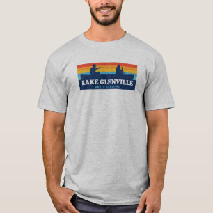 T-shirt Canot du lac Glenville North Carolina