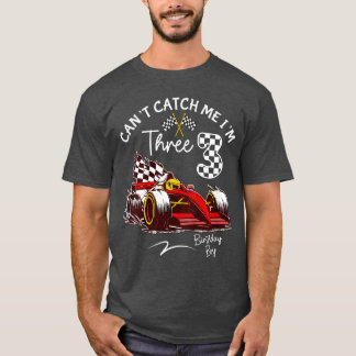 T-shirt Cant Catch Me Im 3 Super Red Racing 3e anniversair