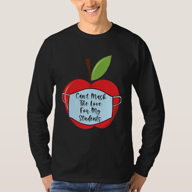 T-shirt Cant Mask Teacher Student Virtual Social Distance  (Devant)