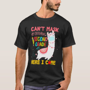 T-shirt Cant Masque Mon Excitation Deuxième Année Je Viens