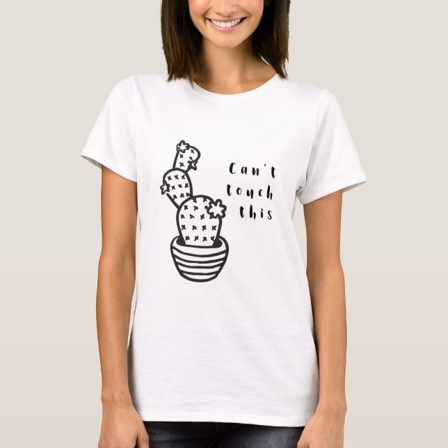 T-shirt Cant Toucher Cactus (Devant)
