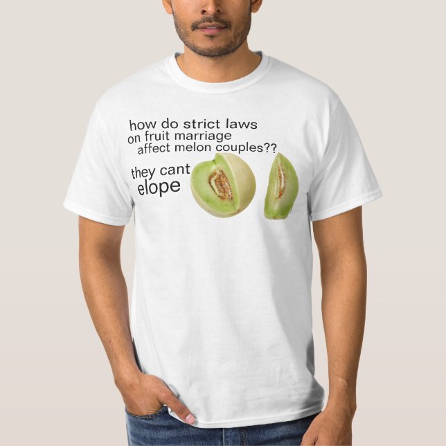 T-shirt cantaloup (Devant)