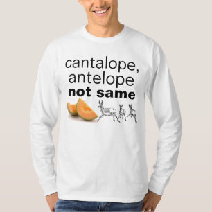 T-shirt cantaloup et antilope
