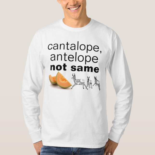 T-shirt cantaloup et antilope (Devant)
