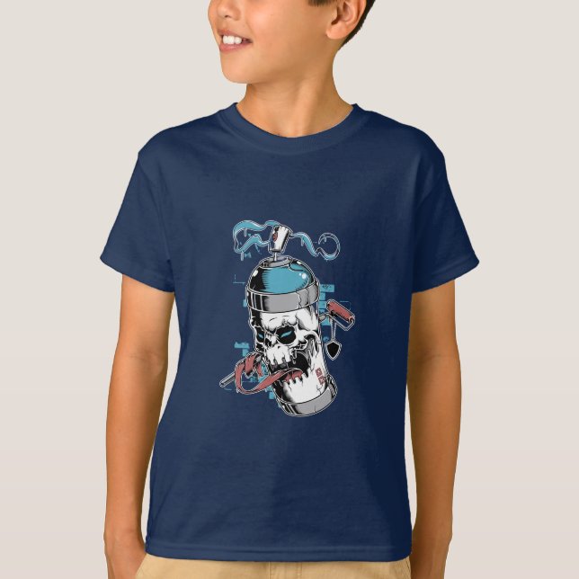 T-shirt Canteur crâne (Devant)