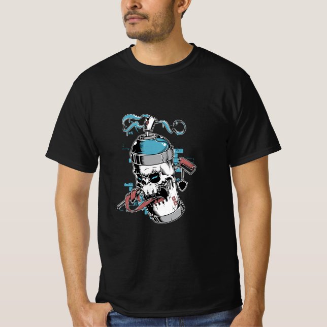 T-shirt Canteur crâne (Devant)