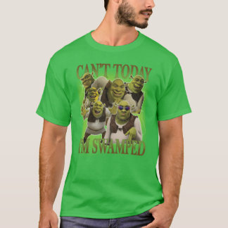 T-shirt Cantoday Im Swamped and Fiona Funny Shrek Sassy gi