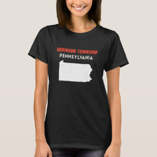 T-shirt canton de Robinson Pennsylvanie États-Unis État Am