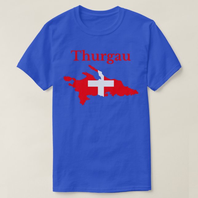 T-shirt Canton de Thurgau Suisse (Design devant)