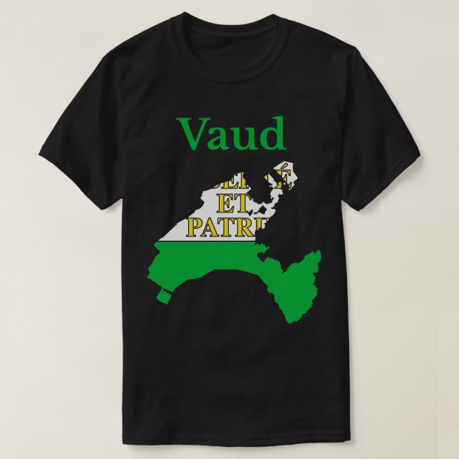 T-shirt Canton de Vaud Suisse (Design devant)