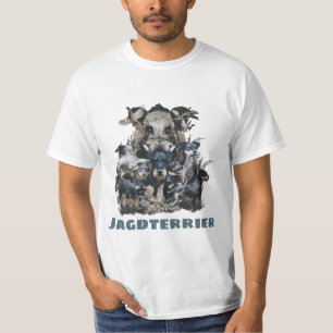 T-shirt Canvas Tapisserie Deutscher Jagdterrier Imprimer A