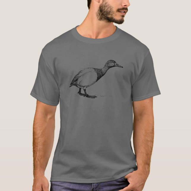 T-shirt Canvasback Diving Duck (Devant)