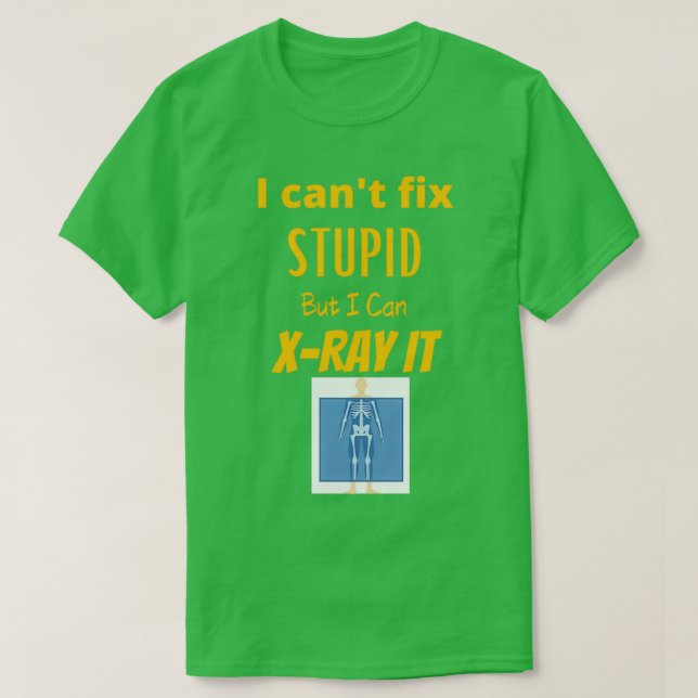 T-shirt Canx27t Correction Stupide 1 (Design devant)