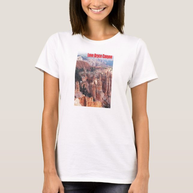 T-shirt Canyon de Bryce d'amour (Devant)