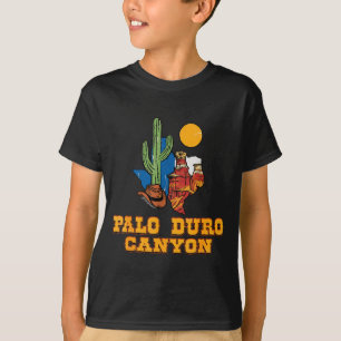 T-shirt Canyon Palo Duro Texas paysage désertique rétro