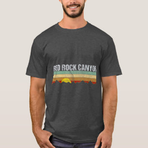 T-shirt Canyon Retro Vintage Red Rock Nevada