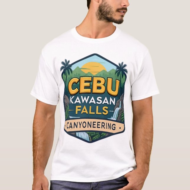 T-SHIRT CANYONEERING DES CHUTES DE KAWASAN À CEBU (Devant)