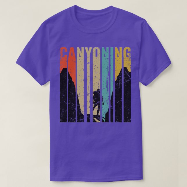 T-shirt Canyoning Alpiniste Cadeau de randonneur (3) (Design devant)