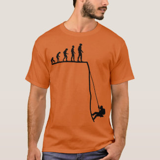T-shirt Canyoning Randonnée Canyoneering Abseiling Evoluti