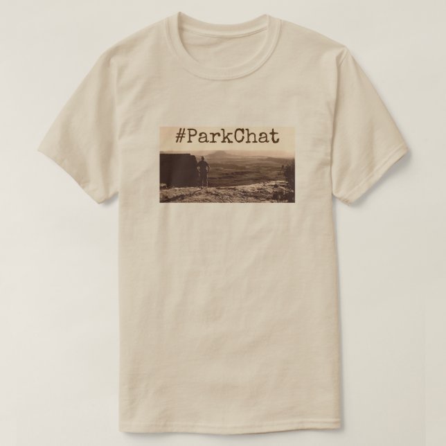 T-shirt Canyonlands de gazouillement de #ParkChat (Design devant)