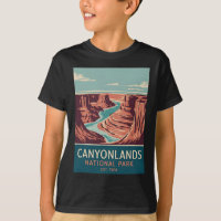 Canyonlands National Park Camping randonnée vintag