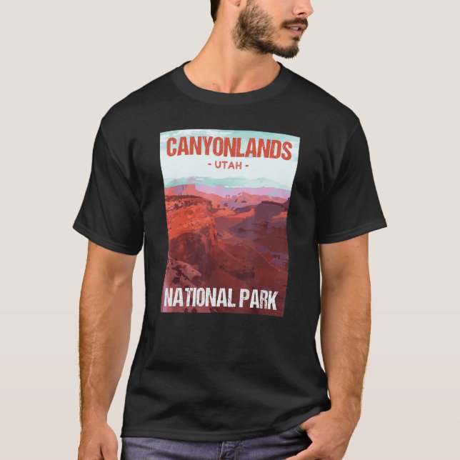 T-shirt Canyonlands National Park Utah Poster Design (Devant)