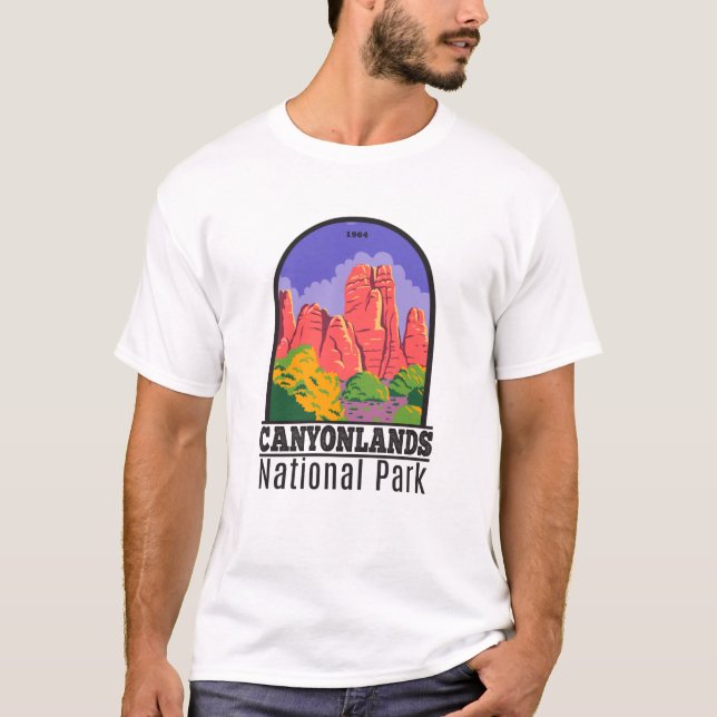 T-shirt Canyonlands National Park Utah Vintage (Devant)