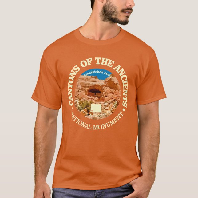 T-shirt Canyons des Anciens (NM) (Devant)