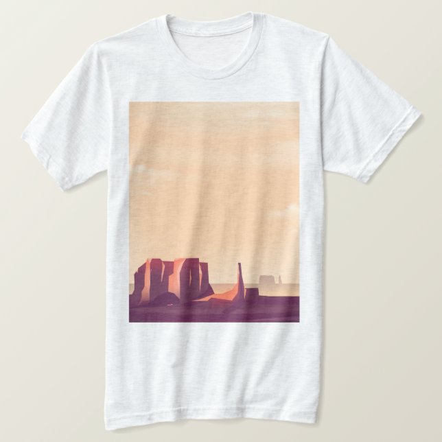 T-shirt Canyons du désert (Design devant)