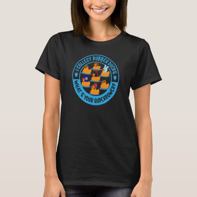 T-shirt Caoutchouc Canards en caoutchouc Canards Canards S (Devant)