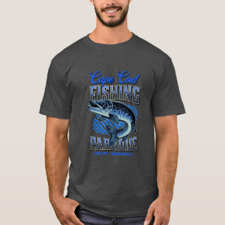 T-shirt Cap Cod Fishing Paradise