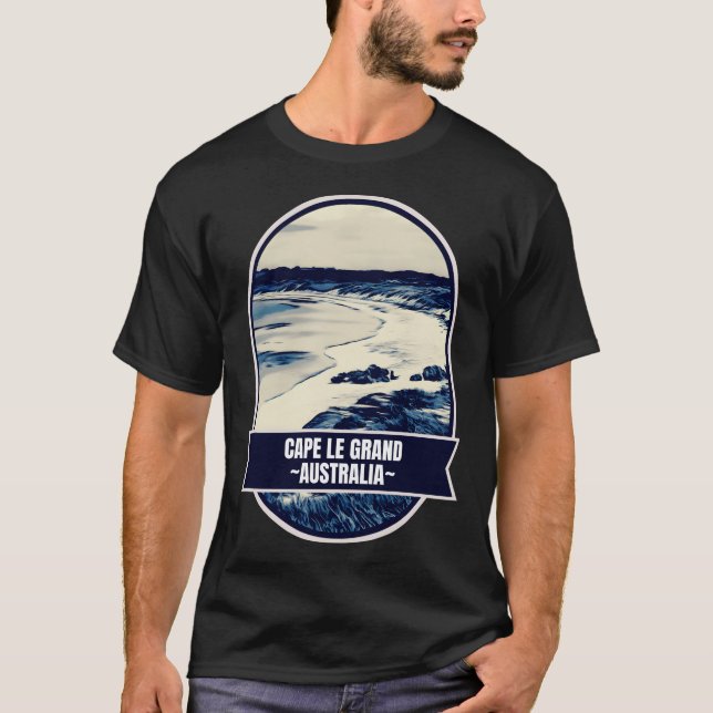 T-shirt Cap Le Grand � L'horizon sans fin de l'Australie (Devant)