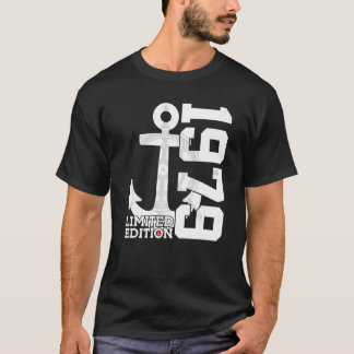 T-shirt Capacité de 43 ans 1979 marin 43e anniversaire