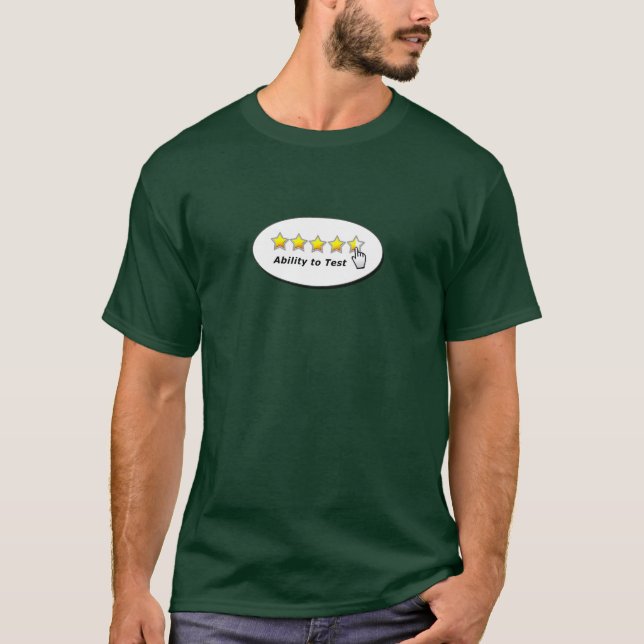 T-shirt Capacité d'examiner (Devant)