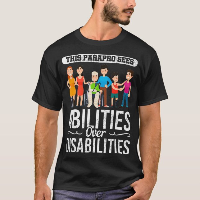 T-shirt Capacités paraprofessionnelles en éducation spécia (Devant)