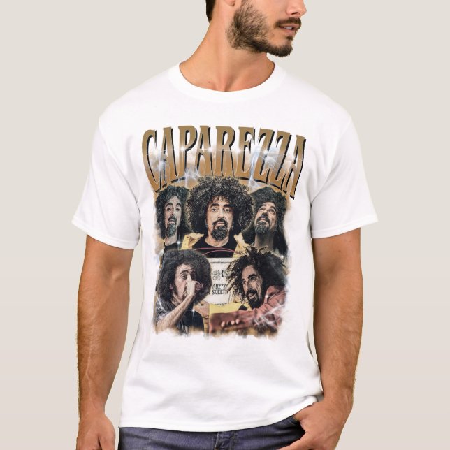 T-shirt Caparezza - rappeur italien (Devant)