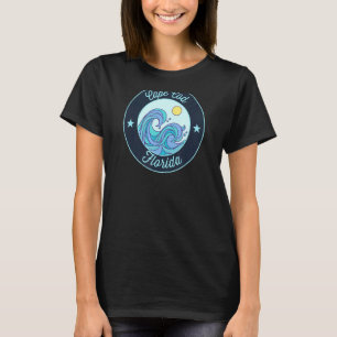 T-shirt Cape Cod Fl Florida Souvenir Graphique de surfer n