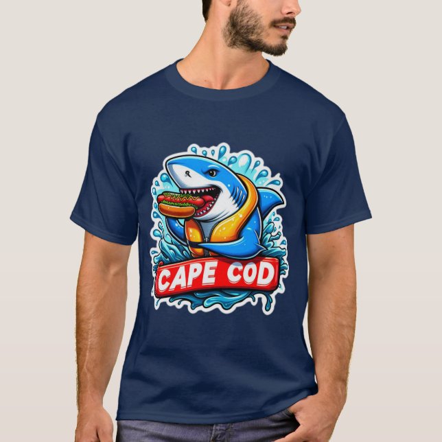 T-SHIRT CAPE COD-GRAND BLANC MANGER CHIEN CHAUD 3 (Devant)