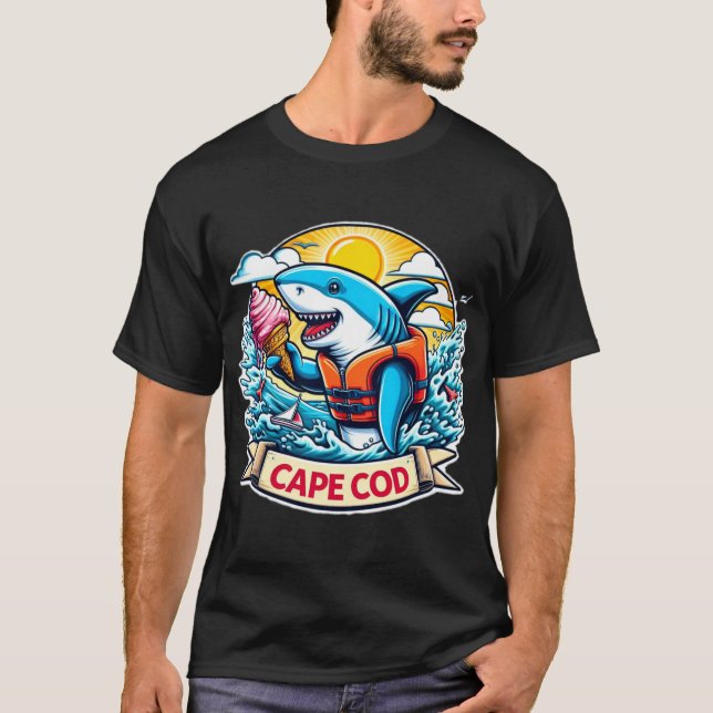 T-SHIRT CAPE COD-GREAT BLANC MANGER GLACE CRÈME 7 (Devant)