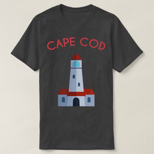 T-shirt Cape Cod Lighthouse Boston MA Nouvelle Angleterre2 (Design devant)