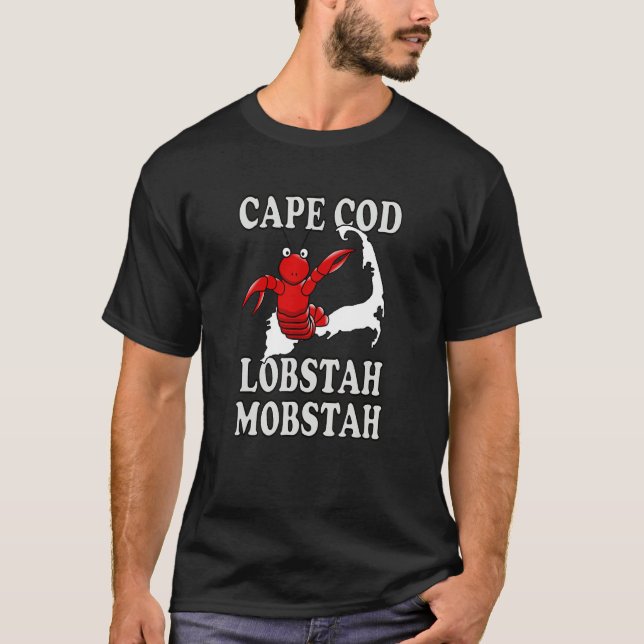 T-shirt Cape Cod Massachusetts Funny LOBSTER (Devant)