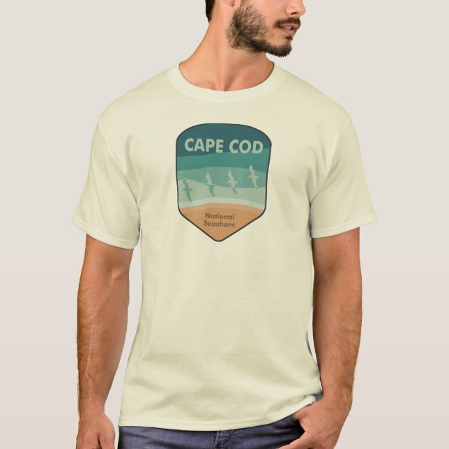 T-shirt Cape Cod National Seashore Massachusetts Seagull (Devant)