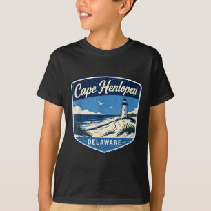 T-shirt Cape Henlopen Delaware phare plage océan