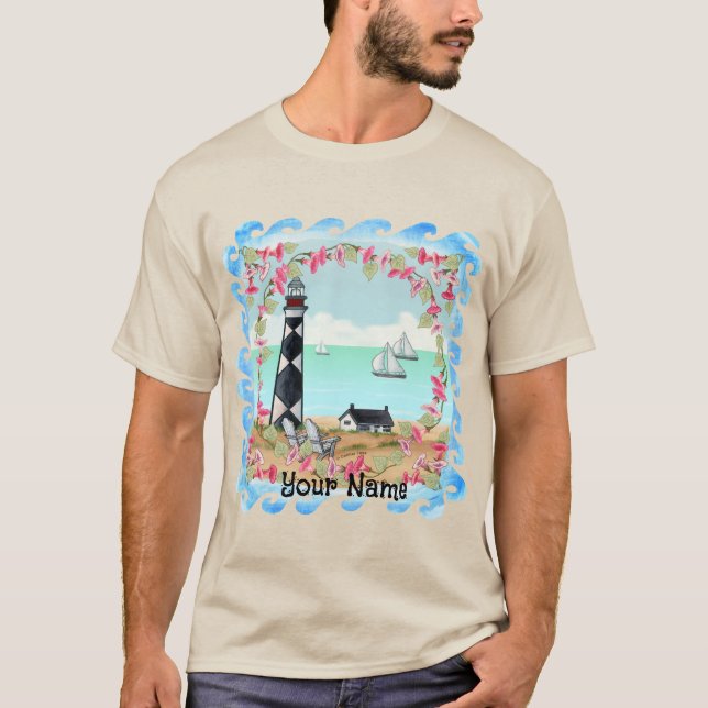 T-shirt Cape Lookout Lighthouse (Devant)