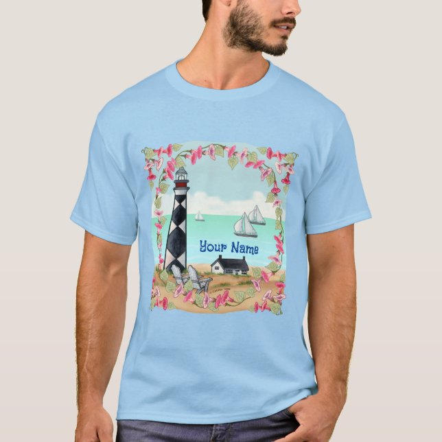 T-shirt Cape Lookout Lighthouse (Devant)